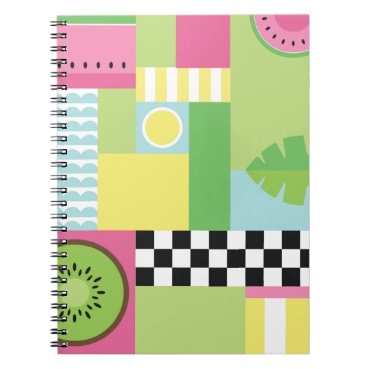 Summer Fruit Notebook Notizblock (Vorderseite)