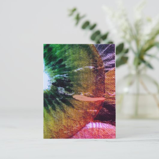 Summer Fruit Party Beach and Pool Postkarte (Stehend Vorderseite)