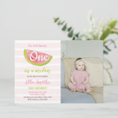 Summer Fruit Party Thema für Mädchen Einladung (Stehend Vorderseite)