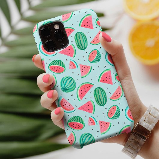 Summer Fruit Pattern | Wassermelone | Rot grün iPh Case-Mate iPhone Hülle