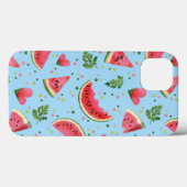 Summer Fruit Pattern Wassermelone Rote Vegetation Case-Mate iPhone Hülle (Rückseite (Horizontal))