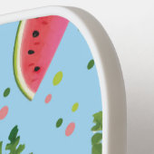 Summer Fruit Pattern Wassermelone Rote Vegetation Pickleball Schläger (Linke Seite)