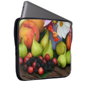 Summer Fruit Peach Figs Blume Electronics Bag Laptopschutzhülle (Vorne Rechts)