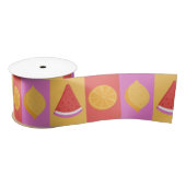 Summer Fruit Ribbon Satinband (Spule)