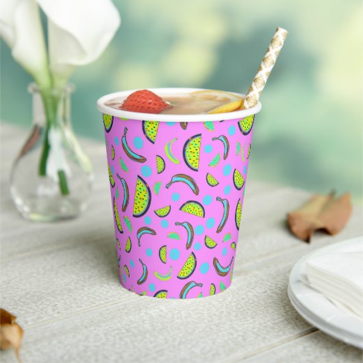 Summer Fruits Fantasy Pappbecher (In Situ)
