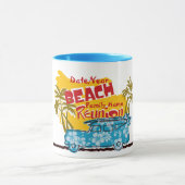 Summer Fun Beach Family Wiedersehen - Individuelle Tasse (Zentrum)