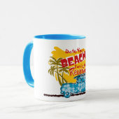 Summer Fun Beach Family Wiedersehen - Individuelle Tasse (Vorderseite Links)