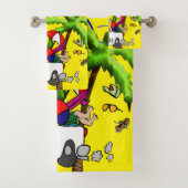 Summer Fun Beach Palm Tree Badetücher Sets (Insitu)