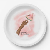 Summer Fun Beach Party Pappteller (Vorderseite)