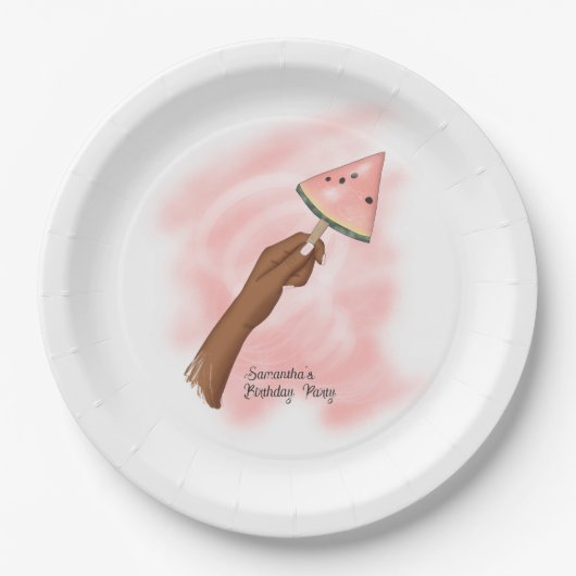 Summer Fun Beach Party Pappteller (Vorderseite)