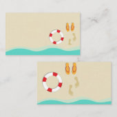 Summer Fun Business Card Visitenkarte (Vorne/Hinten)