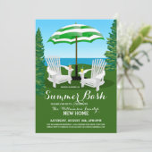 Summer Fun Celebration Party Einladungen (Stehend Vorderseite)