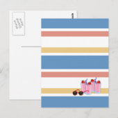 Summer Fun Custom Postcard Postkarte (Vorne/Hinten)
