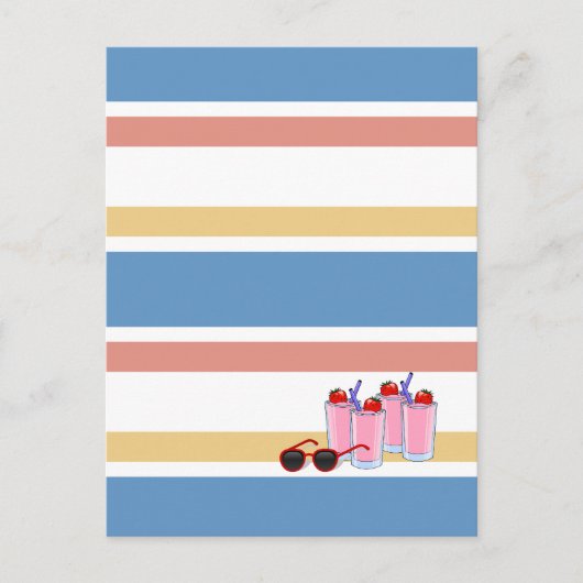 Summer Fun Custom Postcard Postkarte (Vorderseite)