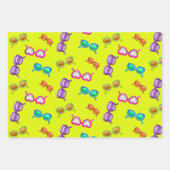 Summer Fun Design Girl's Party Geschenkpapier Set (Vorderseite)