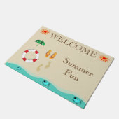 Summer Fun Door Mat Fußmatte (Schrägansicht)