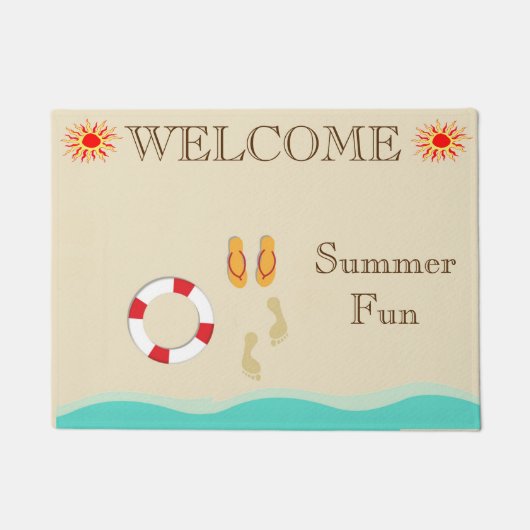 Summer Fun Door Mat Fußmatte (Vorderseite)