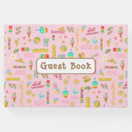Summer Fun Guest Book Gästebuch