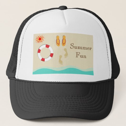 Summer Fun Hat Truckerkappe (Vorderseite)