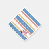 Summer Fun individuelle Papierservietten (Ecke)