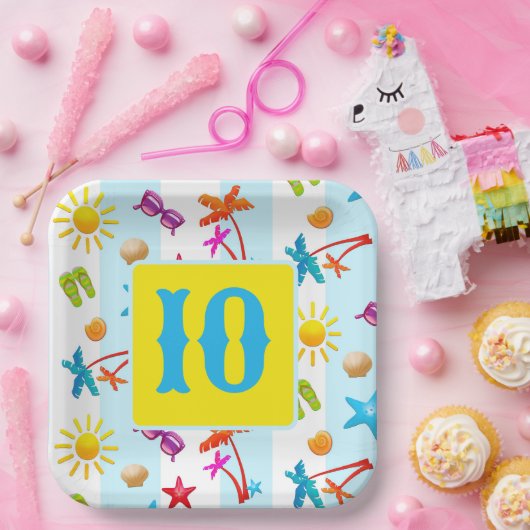 Summer Fun Muster Kids Party Paper Teller (Party)