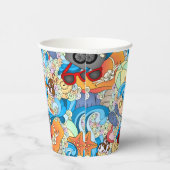 Summer Fun Muster Pappbecher (Rechts)
