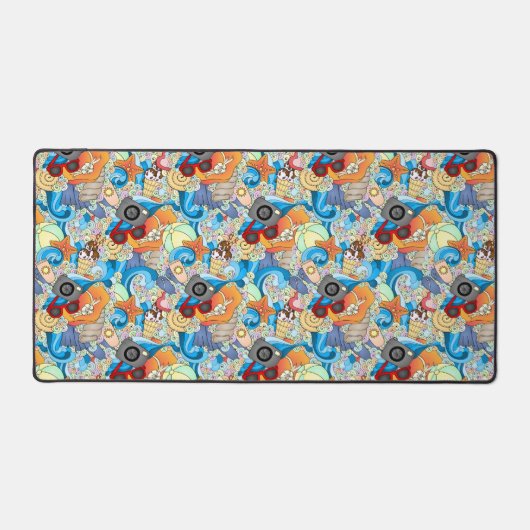 Summer Fun Muster Schreibtischunterlage (Vorderseite)