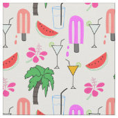 Summer Fun Muster Stoff (Nahaufnahme)