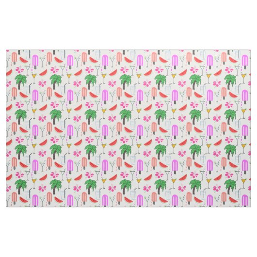 Summer Fun Muster Stoff (Fat Quarter (45,7 x 55,9 cm))