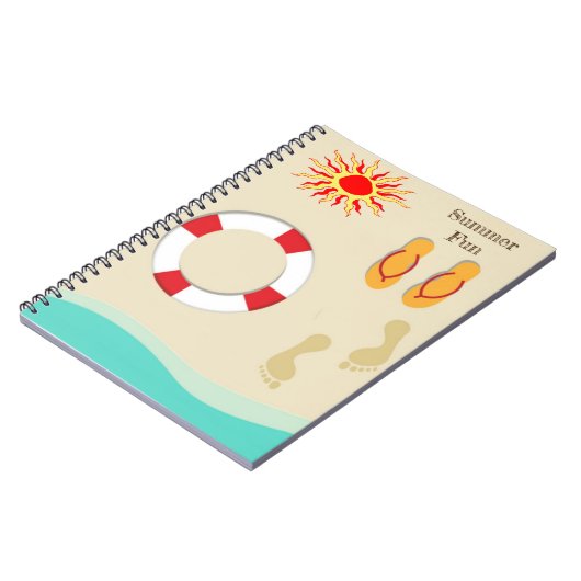 Summer Fun Notebook Notizblock (Linke Seite)