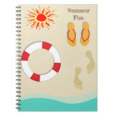 Summer Fun Notebook Notizblock (Vorderseite)