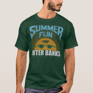 Summer Fun OBX Außenbanken North Carolina Vintag T-Shirt