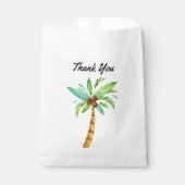 Summer Fun Palm Tree Vielen Dank Geschenktütchen (Vorderseite)