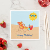 Summer Fun Paper Napkin Serviette (Beispiel)