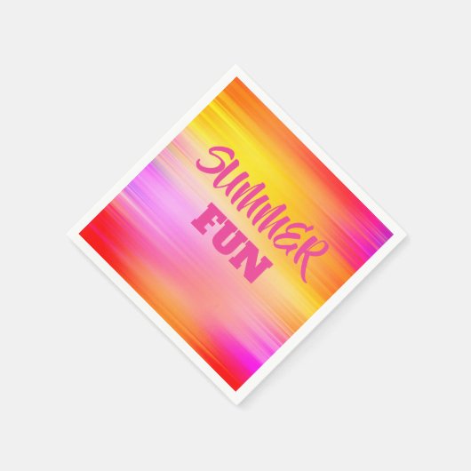 Summer Fun Paper Napkin Serviette (Ecke)