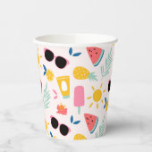 Summer Fun Pool Party Pappbecher (Links)