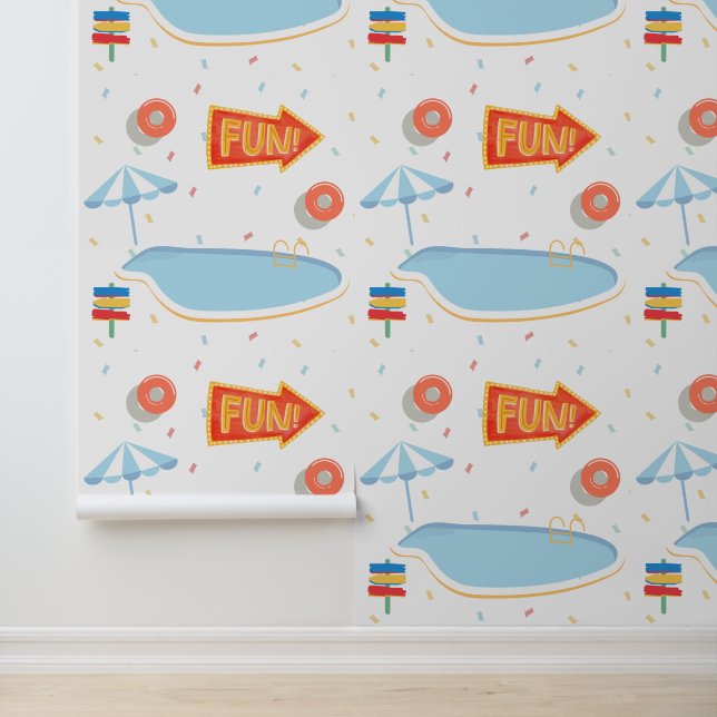 Summer Fun Pool Party Tapete (Anwendung)