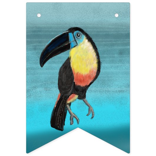 Summer Fun Pool Party Tropical Wimpelkette (Erste Fahne)