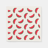 Summer Fun Red Watermelon Muster Serviette (Vorderseite)