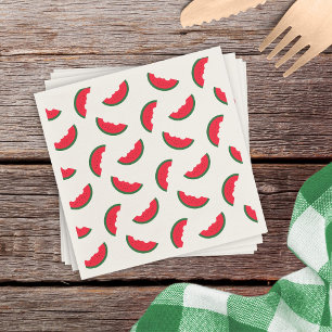 Summer Fun Red Watermelon Muster Serviette