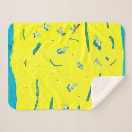 Summer Fun Sherpa Blanket Sherpadecke (Vorderseite (Horizontal))