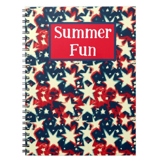 Summer Fun Spiral Foto Notebook Notizblock (Vorderseite)