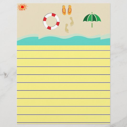 Summer Fun Stationery (Vorderseite)
