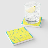 Summer Fun Stone Untersetzer (Seitenansicht)