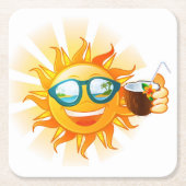 Summer Fun Sun Paper Untersetzer (Vorderseite)