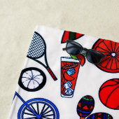 Summer Fun White Strandtuch (Beispiel)