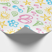 Summer Fun Wrapping Paper Geschenkpapier (Ecke)