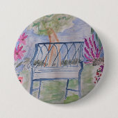 Summer Garden Bench Button (Vorderseite)
