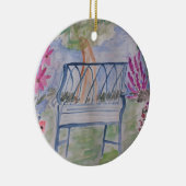 Summer Garden Bench Keramik Ornament (Rechts)