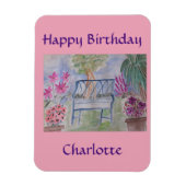 Summer Garden Bench Magnet (Vertikal)